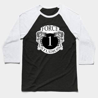 Force 1 studios Black & White Baseball T-Shirt